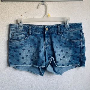 Polka dot shorty short Levi shorts